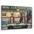 thumbnail image 2 of Epic Art 'Destiny Highway Calendar Girl' by Chris Consani, Acrylic Glass Wall Art, 36"x24", 2 of 8