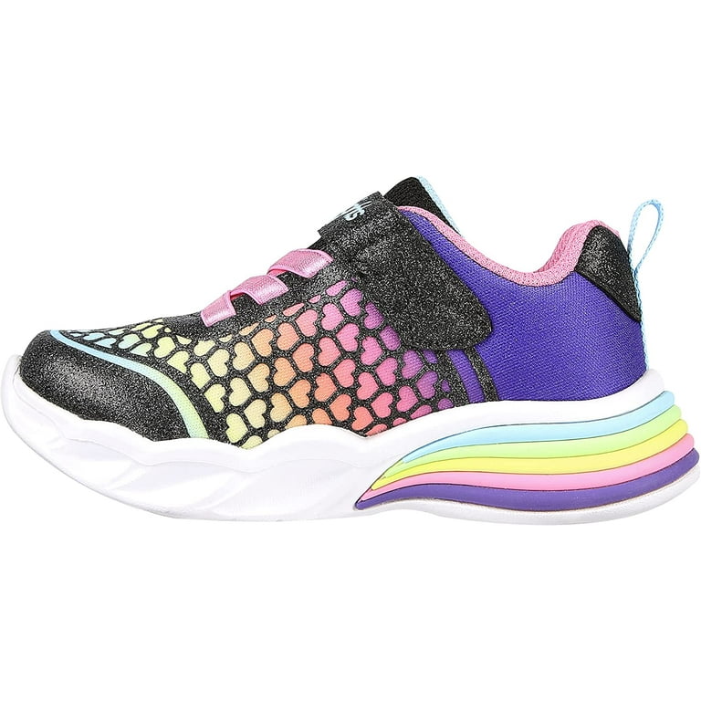 Skechers Little Girl Big Girl Sweetheart Lights Slip on Lighted Sneaker