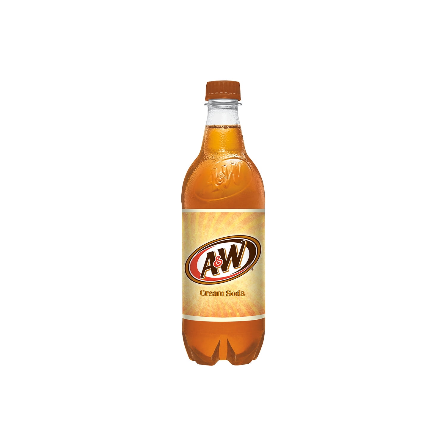 A&W Cream Soda Pop, 16.9 fl oz, 6 Pack Bottles