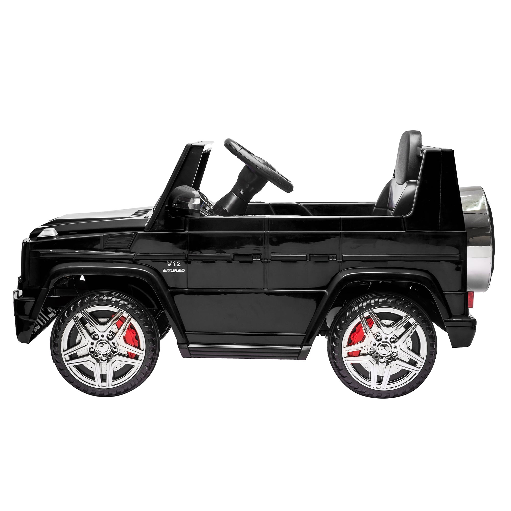 Kepooman 12V Kids Ride on Car, Truck with Remote for Children, Black