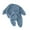 Blue, variant on CPNG Toddler Kids Boys Girls Sweatsuit 2 Piece Set Solid Color Sweatsuits Pullover Sweatshirts and Jogger Sweatpants Sweat Set(Pink,6-12 Months)