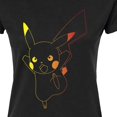 thumbnail image 3 of Pokémon - Pikachu - Juniors Fitted Graphic T-Shirt, 3 of 5