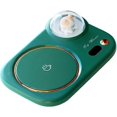 thumbnail image 1 of Smart Coffee Cup Warmer with Cute Cat Night Light, Auto Shut Off, 3 Temp Settings, LED Display, Green, 1 of 5