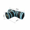 thumbnail image 4 of Juguete para gatos con túnel para gatos, juguete para gatos con tubo flexible de 3 vías, túnel para conejos, adecuado para gatos, cachorros, conejos, cobayas, juguetes para mascotas con pelotas, 4 of 5