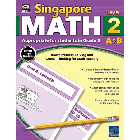 UPC: 0044222240776 | Thinking Kids Singapore Math Workbook for Grade 3 704680