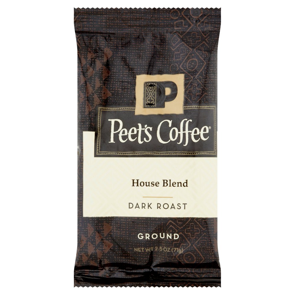 Peet's Coffee House Blend Dark Roast Ground Coffee Portion