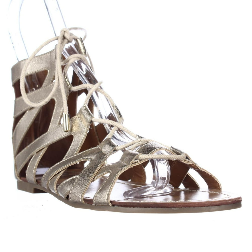 guess black gladiator sandals