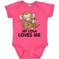 thumbnail image 3 of Inktastic My Lola Loves Me Boys or Girls Baby Bodysuit, 3 of 5