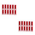 thumbnail image 4 of Matsuzay Clip de imagen de 100 piezas, decoraciones de boda portátiles simples, maravillosas Mini abrazaderas de asequibles para el Tipo 1 2piezas, 4 of 6