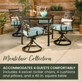thumbnail image 4 of Hanover Montclair 5-Piece Patio Dining Set, 4 of 21