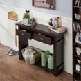 thumbnail image 4 of Furniture of America Table de Console Devin en Noyer, 4 of 4