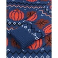 thumbnail image 5 of Cogild Halloween Sweaters for Women Fall Sweater Fair Isle Knit Pumpkin Maple Leaf Pattern Crew Neck Long Sleeve Pullover, 5 of 10