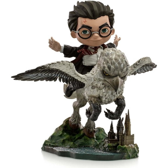Harry Potter and Buckbeak Minico Illusion Statue Standard