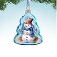 thumbnail image 2 of Cheerful Snowman Mercury Glass Ornaments by G. Debrekht - Christmas Santa Snowman Decor - 776022, 2 of 6