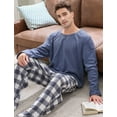 thumbnail image 6 of Richie House Men's Soft & Warm Lightweight Fleece Pajama Set NRHM2857, 6 of 7