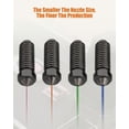 thumbnail image 6 of 10 Pcs Hardened Steel Nozzle Fit for Anycubic Kobra 3 3D Printer, M6 Thread, 0.2 mm 0.4 mm 0.6 mm 0.8 mm, Quick-Swap High Flow, 6 of 6