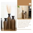 thumbnail image 4 of Aukfa Tall Floor Vase Set of 3, Extra Large Metal Decorative Vases for Living Room Dining Room Bedroom,Brown, 4 of 7