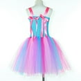 thumbnail image 7 of Halloween Girls Rainbow Candy Tutu Dress Elegant Court Style Mesh Puffy Skirt for Dance Performance Party Daily Wear, XL, 7 of 7