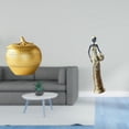 thumbnail image 2 of Figura de resina, adorno artístico, escultura moderna para mesa, estantería, comedor, dormitorio, oficina, escultura africana, adorno de mesa, dama tr, 2 of 8