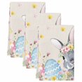 thumbnail image 2 of Easter Bunny Kitchen Towels Set of 3, Blue Easter Eggs Spring Floral Linen Absorbent Dish Towels for Kitchen, Microfiber Hand Towel, Quick Drying Tea Towel for Cleaning Decorative Dishcloths, 2 of 7