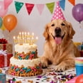 thumbnail image 5 of Happy Birthday Alphabet Candles, Gold Faceted Cake Topper Party Decorations, 13-Pack, 5 of 5