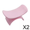 thumbnail image 1 of 2xNail Reposabrazos Almohada En Forma De U Portátil Antideslizante Para Uñas Acrílicas Manicura Rosa, 1 of 8