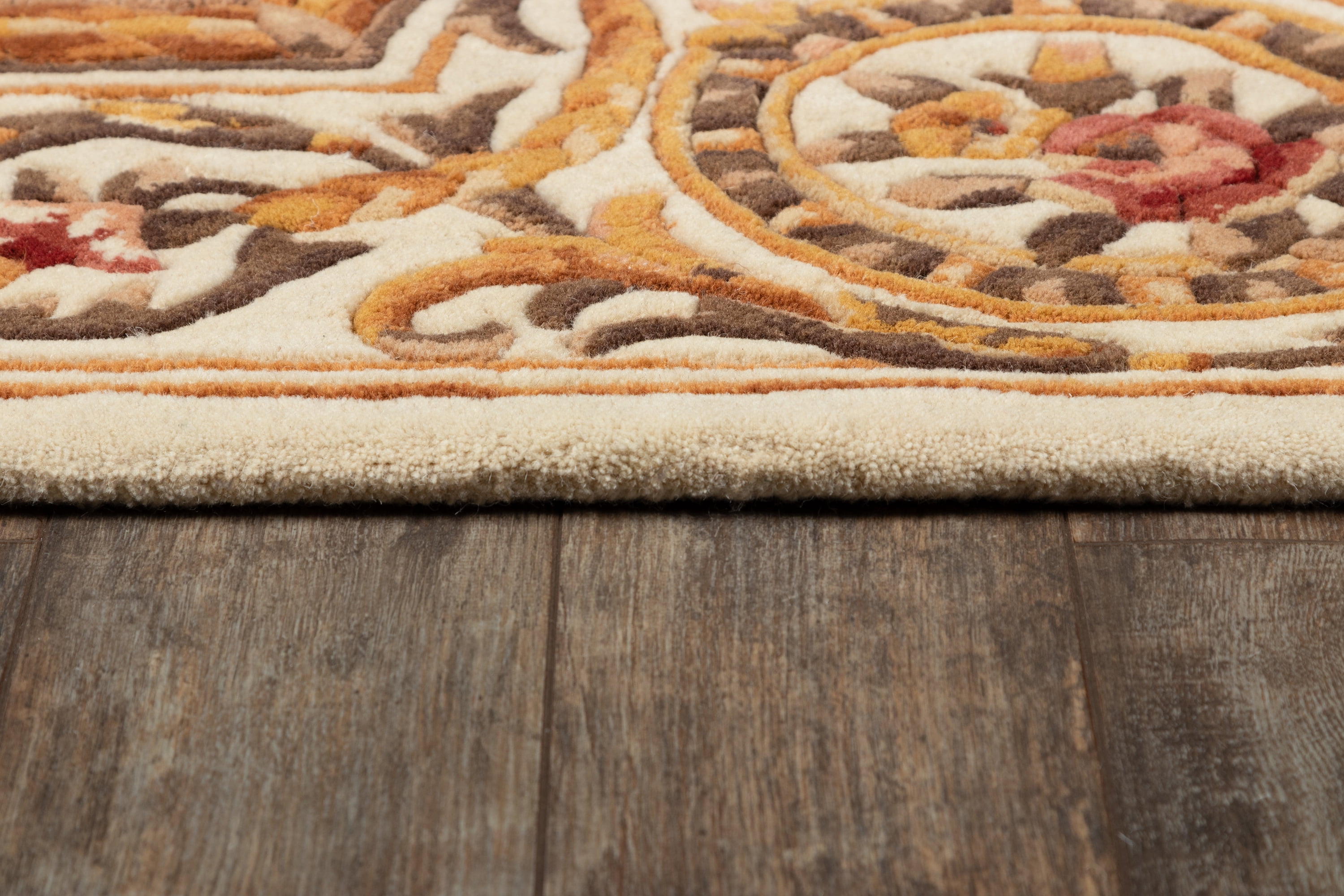 Momeni Harmony India Hand Tufted Wool Transitional Ivory Area Rug 2'3" X 8' Runner