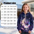 thumbnail image 7 of Pzuqiu Butterfly Hoodies for Teen Girls Size 14-15 Fleece Comfortable Long Sleeve Kids Personalized Fall Outfits Fashion Clothing Stretchy Casual Clothes for Girls, 7 of 7