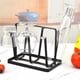 thumbnail image 4 of Cup Drying Rack, 2 Pack Bottle Drying Rack Cup Holder Bottle Drainer Cup Rack with 6 Hooks for Offic, 4 of 5