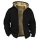thumbnail image 1 of Chaquetas cargo amousa para hombre con forro polar sherpa, abrigo militar informal de invierno grueso y cálido, 1 of 3