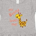 thumbnail image 4 of Inktastic My Nonna Loves Me- Cute Giraffe Girls Toddler Dress, 4 of 5