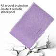 thumbnail image 5 of Dteck Case for iPad 10.2-inch 9th Generation 2021,Magnetic Bling Glitter PU Leather Card Holder Wallet Folio Kickstand Shockproof Cover for iPad 8th/7th Gen 10.2",Purple, 5 of 5