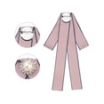 thumbnail image 3 of INSPIRE CHIC Women's Bow Brooches Pre-Tied Ribbon Brooch Pin Bow Tie Pink, 3 of 4