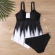 thumbnail image 4 of Traje de baño tankini para mujer, estampado grande, dividido, falda, bikini, dividido, traje de baño, traje de baño de dos piezas para mujer, trajes de baño tankini para mujer, traje de baño de 2 piez, 4 of 5