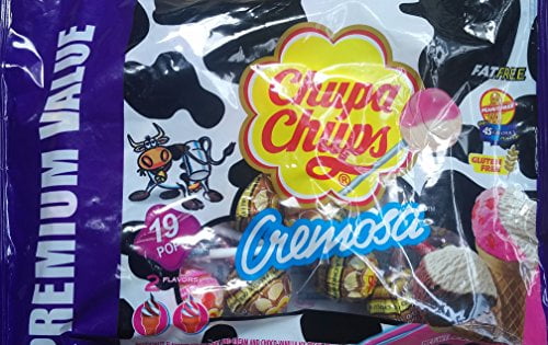 Chupa Chups Cremosa Lollipops 8.04 oz Bag (3 Bags 24.12 oz Total) by CHUPA CHUPS