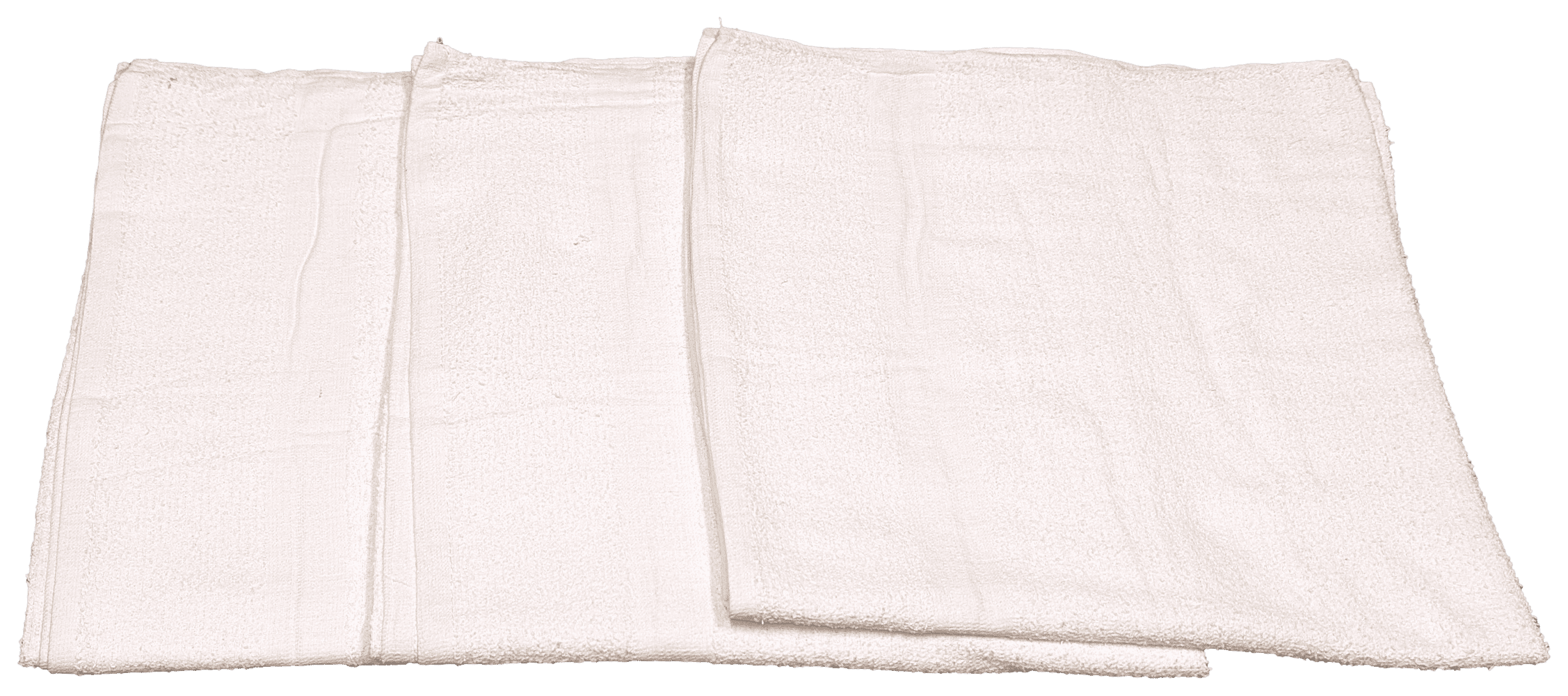 6 Pack Beach Pool Spa Towels Solid White | Thin Lightweight 100% Cotton 30 in x 60 in