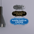 thumbnail image 3 of Designer Please Leave Us a Review Sign (Brushed Gold) - Small, 3 of 4