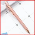 thumbnail image 1 of 50 Uds. Bolígrafo de Metal ligero, bolígrafo para pantalla táctil, bolígrafo publicitario para oficina y escuela, grabado de texto con logotipo personalizado, grabado láser, 1 of 5