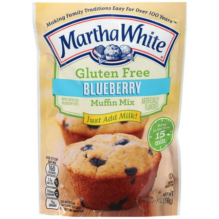 mix muffin gluten martha blueberry walmart oz