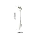 thumbnail image 2 of qILAKOG Stainless Steel Leaf Fork, Creative Leaf Coffee Fork, 4.8 inch Stirring Fork, Household Fruit Fork and Dessert Fork, Reusable Easy-to-Clean Tableware, 2 of 2