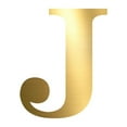 thumbnail image 1 of PVC Removable 26 Letters Self-Adhesive Stickers For DIY Art And Craft (gold) J, 1 of 1