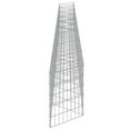 thumbnail image 7 of vidaXL Gabion Wall Outdoor Gabion Basket Post Rock-stone Wall Galvanized Steel, 7 of 7