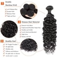 thumbnail image 3 of Hair Bundles CTTARETAKE Water Wave, 100% cabello virgen brasileño, 3 of 6