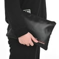 thumbnail image 2 of Fireproof Document Bag Silicone Coated Fiberglass Money Bag Pouch Document Holder Water Fire Resistant with Zipper Closure Storage for File Cash Jewelry Passport Valuables, 2 of 7