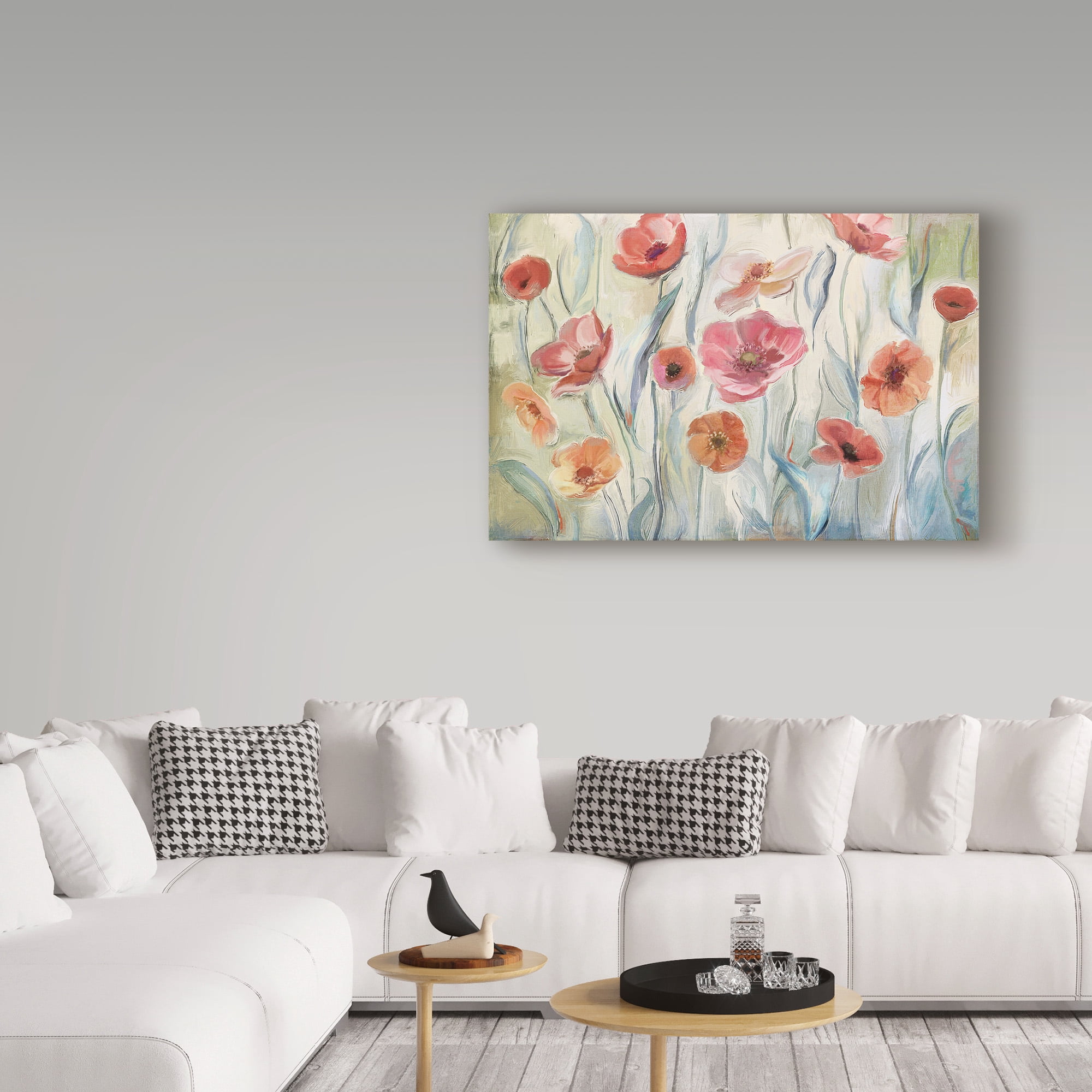 Trademark Fine Art 'Anemone Poppies' Canvas Art by Art Licensing Studio
