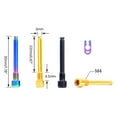 thumbnail image 5 of Bicycles Disc Brake Pad Threaded Pin Inserts Screws Disc Brake Pad Fixing Pins, 5 of 11