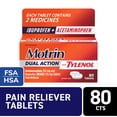 thumbnail image 4 of Motrin Dual Action with Tylenol, Ibuprofen & Acetaminophen, 80 Count, 4 of 12