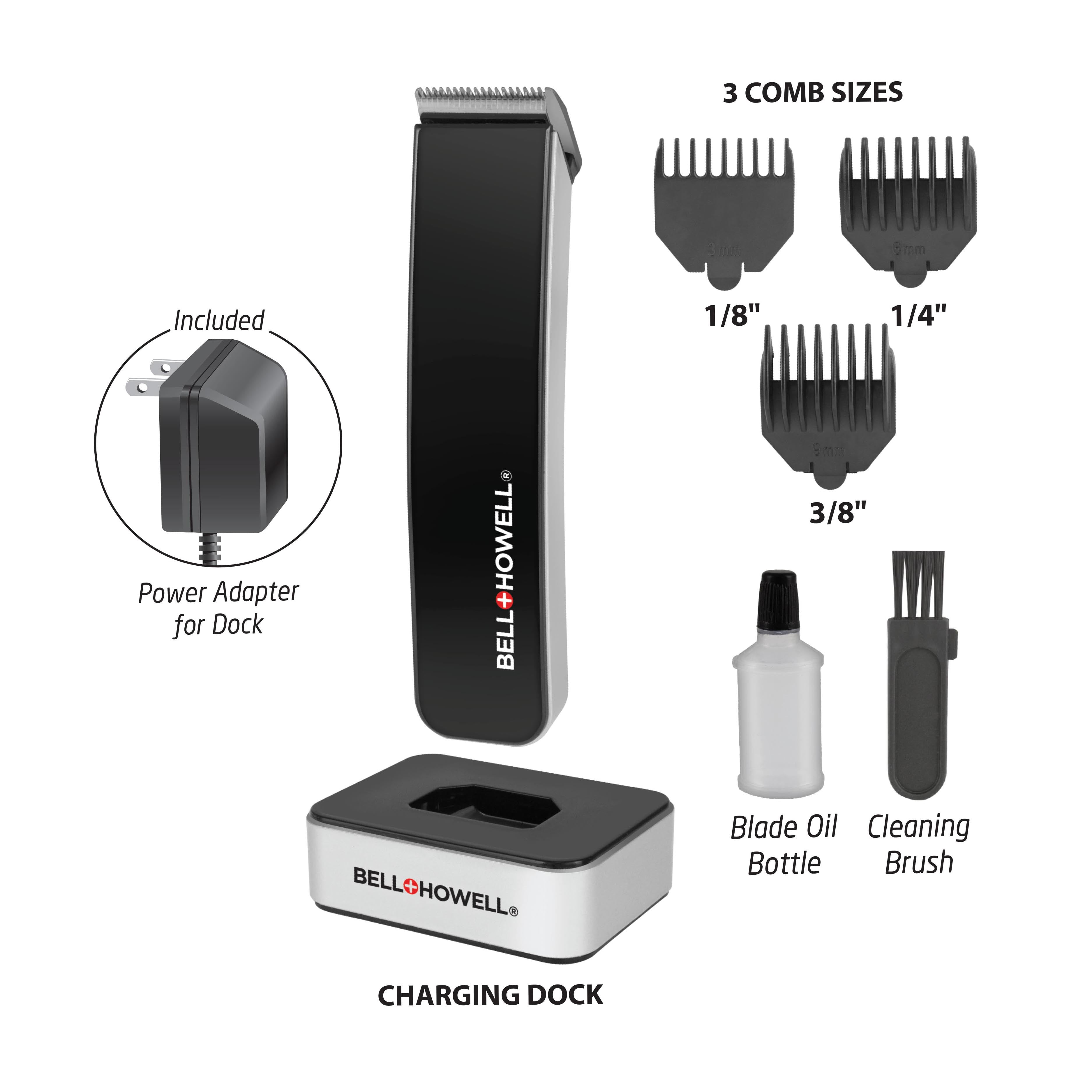bell howell professional hair clipper set