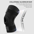 thumbnail image 2 of Genouillère de Sport Extérieure avec Support en Aluminium Double, Protection Antidérapante et Anti-Impact pour Randonnée, Course et Entraînement Physique, Design à Sangle Réglable, 2 of 7