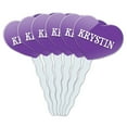 thumbnail image 1 of Krystin Heart Love Cupcake Picks Toppers - Set of 6, 1 of 1